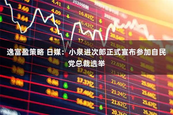 逸富盈策略 日媒：小泉进次郎正式宣布参加自民党总裁选举